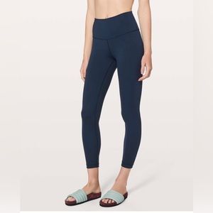 Lululemon Wunder Under Hi-Rise 7/8 Tight *25" TRUE NAVY